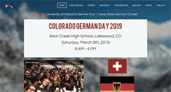 Desktop Screenshot of coloradogermanday.com